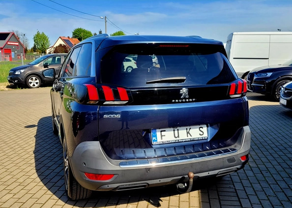 Peugeot 5008 cena 69999 przebieg: 134000, rok produkcji 2019 z Świętochłowice małe 631